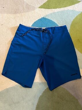 Patagonia Men's Royal Blue Swim Board Shorts 31 in